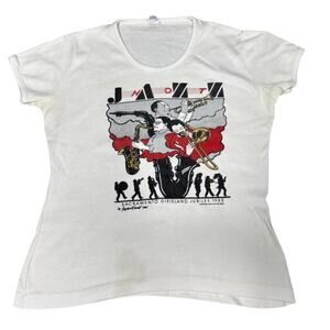 Vintage 80s Jazz T-shirt Size Medium